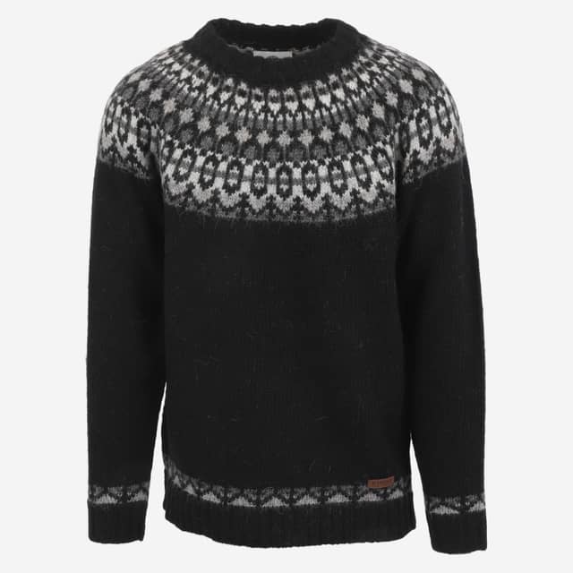 Fróði Icelandic Gemusterter Wollpullover
